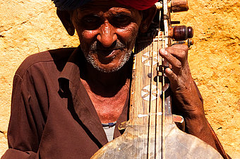 traditioneller Musiker